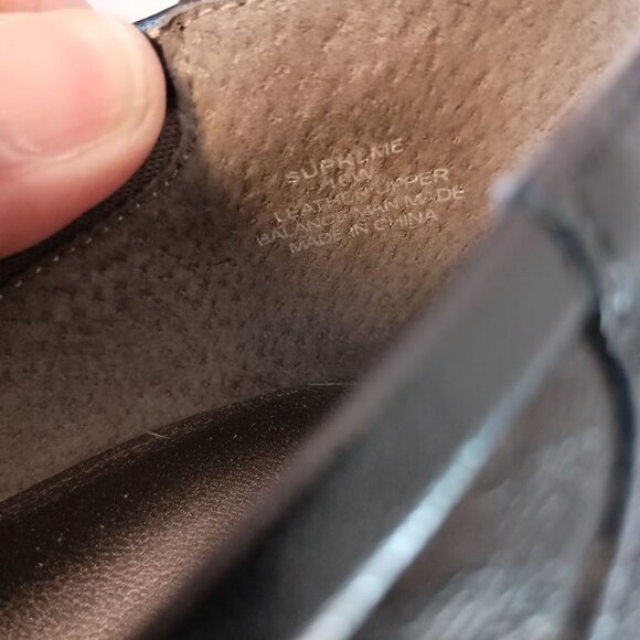 David Tate Supreme Black Nappa Leather Comfort Pump Low Heel Shoes 10W - Picture 5 of 12